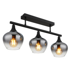Stropní svítidlo MAXY černá 3x40W E27 IP20 GLOBO 15548-3D1