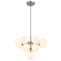 Závěsné svítidlo GRAPPY nikl 13x5W G9 IP20 GLOBO 56143-13N