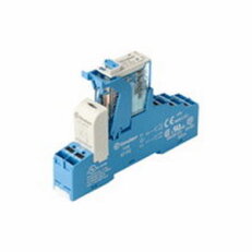 Vazební člen, 2P/8A, 24V DC, LED_OD, Au, Push-in FINDER 4C.P2.9.024.5050
