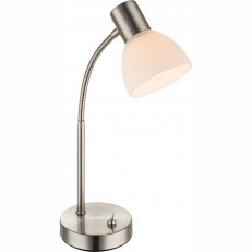 Stolní svítidlo ENIBAS matný nikl 1xE14 40W 230V GLOBO 54918-1T