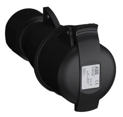 Zásuvka spojovací 16A - 5p. IP44 6 h černá 416EC6B ABB 2CMA103590R1000
