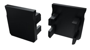 Koncovka profilu EC-PROFIL Y BLACK (12-0092-01) GREENLUX GXLP1462