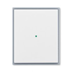 ABB Element Kryt 1násobný bez potisku bílá/ledová šedá 6220E-A01000 04