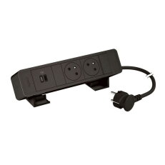ONDESK 2X2PT USB C 45W PD ČERNÁ