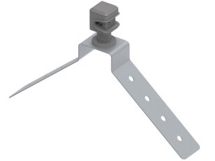 Plastový držák vedení na hřeben, drát 8mm, L200-260mm, StZn/plast GROMTOR 406012
