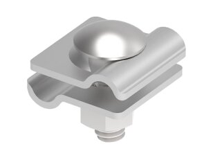 Univerzální svorka na drát 8/10mm, šroub M10x30 materiál Al GROMTOR 102117