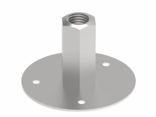 Zemnící patka pro připojení M16, L50mm, materiál V4A GROMTOR 291215