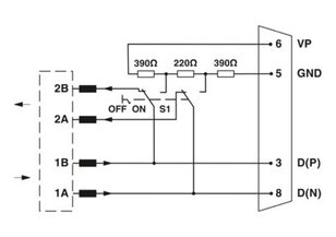 Konektor sběrnice D-SUB SUBCON-PLUS-PROFIB/SC2 PHOENIX CONTACT 2708232