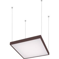 Závěsné svítidlo Quatro panel S 400x400 závěs hnědá 41W IP20 LED 4000K