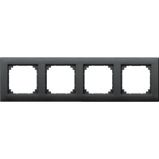 Rámeček M-Plan 4násobný Antracit SCHNEIDER 486414