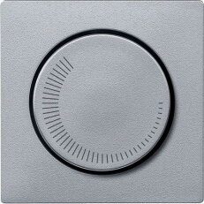 Centrální deska, Merten System M, pro regulátor otáček, aluminium, plast