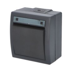 ATLAS 2K IP55 Přepínač střídavý č.6, antracitový FAMATEL 19075-09