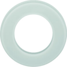 Rámeček skleněný pro samostatnou montáž, Serie Glas, sklo, bílá HAGER WTD7180GWG