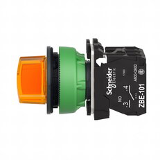 Ovl. Otočný prosvětlený Oranž 2 pozice pevné 120V AC/DC SCHNEIDER XB5FK125G5