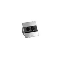 SENSE Edelstahl-Optik 2xCEE7/3 2,0m AEH