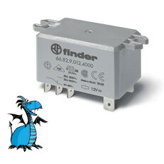 Výkonové relé, FA250, 2P/30A, 12V DC, panel nahoře FINDER 66.82.9.012.4000