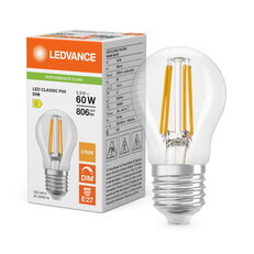 Světelný zdroj LED CLASSIC P DIM P 5.9W 827 Clear E27 LEDVANCE 4099854778384