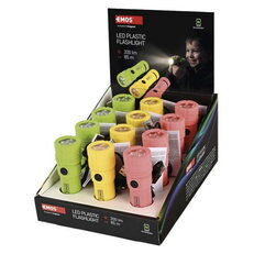 Nabíjecí LED svítilna, 200 lm, 12 ks, display box EMOS P4725