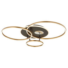 Stropní svítidlo INVERTINA zlatá matná LED 54W, 2256lm,2700-6500K GLOBO 48466-54
