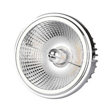LED Spotlight AR111 20W Changeable Reflector 40`D/20`D Silver 3000K, SKU212792