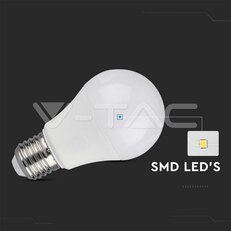 LED Bulb 10,5W E27 A60 Thermoplastic 4000K VT-2112, V-TAC SKU217349