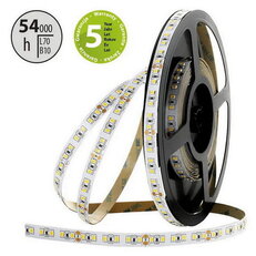 LED pásek SMD2835 CW, 120LED/m, 28,8W/m, 2653lm/m, IP20, DC 24V, 10mm, 50m