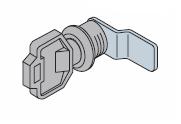 Zámek s plastovým oboustr. klíčem ABB AA8001