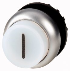 Eaton M22-DRLH-W-X1 Prosvětlená ovládací hlavice, zvýšené, aretace, titan,I bílá