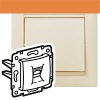 VA BÉŽ. ZÁSUVKA RJ45 ISDN LEGRAND 774341RD