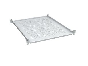 Police 19" 1U 550mm pevná RAL 7035 úchyt na přední i zadní lišty UP-15