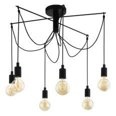 Stropní svítidlo MUSARA 6xE27 černá 360W IP20 EGLO 98679