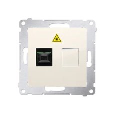 Světlovodná/optická zásuvka samostatná SC/APC krémová KONTAKT SIMON DGS1.01/41
