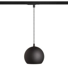 COPA pro jednookr. lištu černá sklo 230V E27 28W RENDL R13206