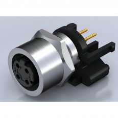 Kulatý zásuvný konektor SAIE-M12BD-4-F10TL WEIDMÜLLER 2424140000