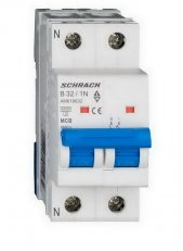 Instalační jistič AMPARO 6kA, B 32A, 1+N SCHRACK AM618632--