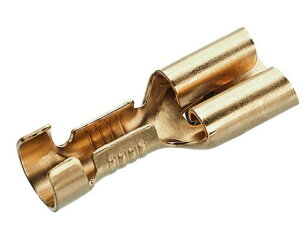 Neizolovaný mosazný konektor 1,5-2,5/6,3x0,8 mm (100 ks) CIMCO 181212