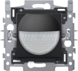 Detektor pohybu 230V/10A 180°/8m-BAKELITE PIANO BLACK NIKO 200-78010