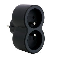 ROZBOČOVAČ 2X2P+T BÍLÁ/ČERNÁ LEGRAND 049432 (zloděj)