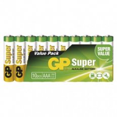 GP alkalická baterie SUPER AAA (LR03) 10SH /1013100102/ B1310G