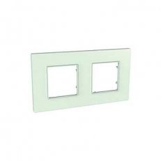 Unica Quadro Krycí rámeček dvojnásobný, Green SCHNEIDER MGU2.704.17