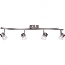 Stropní bodové svítidlo Samar 4 satina 4x40W IP20 G9 COMPOLUX 911554/75
