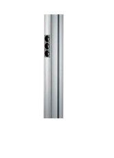 Instalační sloup OBO VERT 80115 D2700 dvoukomorový, 2700x115x80, Alu