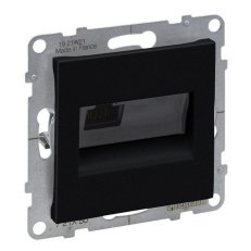 LEGRAND SUNO ČERNÁ DATOVÁ ZÁSUVKA JEDNODUCHÁ 1X RJ45 CAT.5E UTP NESTÍNĚNNÁ LCS3