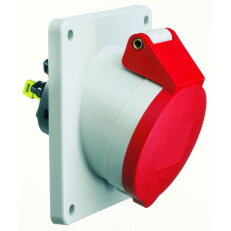 Zásuvka vestavná 16A 4p 400V IP44 6h Quick-Connect BALS 12779