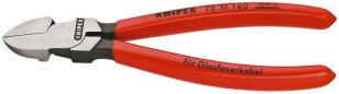 Boční štípací kleště na světlovody (optické kabely) 160 mm KNIPEX 72 51 160