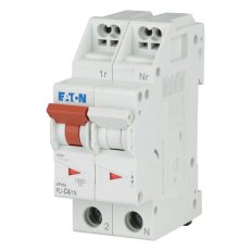 PLI-C4/1N Jistič PLI (bezšroubové svorky nahoře) char C 1+N-pólový 10kA 4A