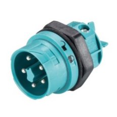 vidlice vestavná RST mini, 5-pól, modrá WIELAND 46.052.5053.6