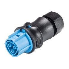 zásuvka na kabel gesis RST, 3-pól, průchodka 10-14mm, šroubové svorky, modrá