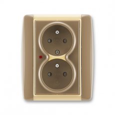 ABB 5592E-C02359 25 Zásuvka dvojnásobná, s ochranou před přepětím