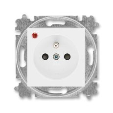 Zásuvka s přepěťovou ochranou 5599H-A02357 03 bílá/bílá Levit ABB